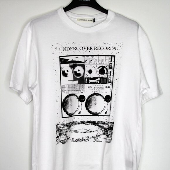 BNWT SS21 UNDERCOVER RECORDS TSHIRT WHITE 2 - Picture 2 of 13